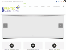 Tablet Screenshot of nwprintedsolutions.com